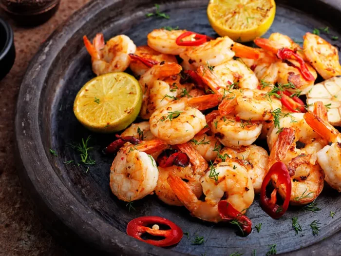 Crevettes marinées