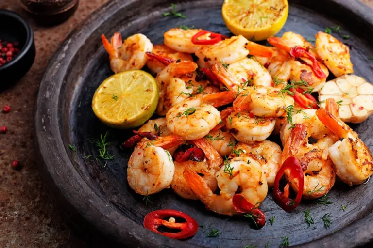 Crevettes marinées